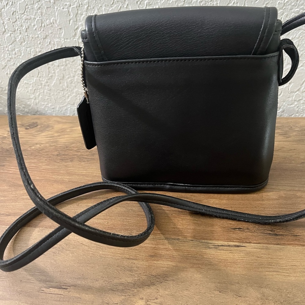 Coach Black Leather Crossbody Bag - Picture 3 of 8